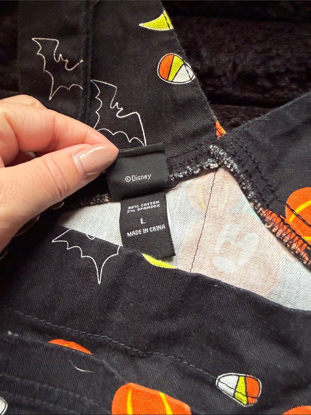 Disney Black Halloween Pumpkin Mickey Overall Dress - Picture 2 of 4